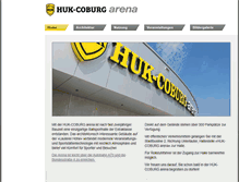 Tablet Screenshot of huk-coburg-arena.de